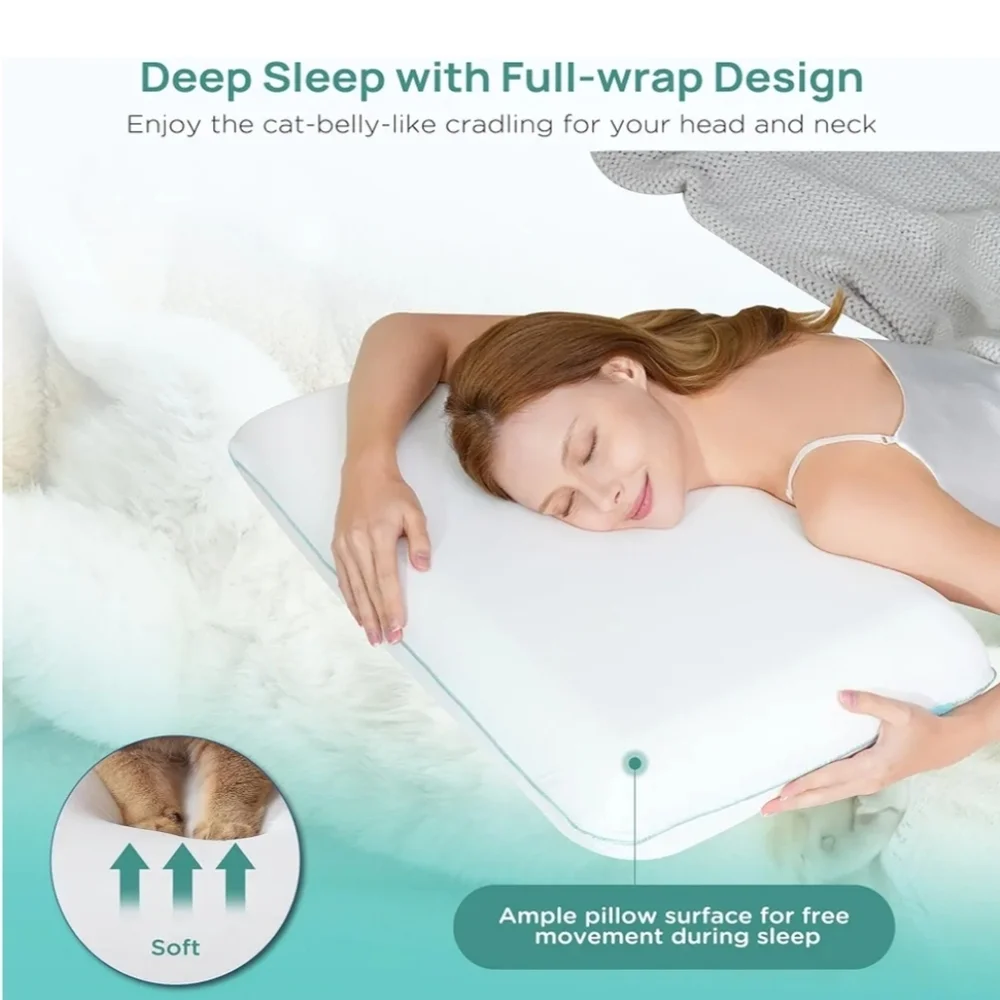 [RELEEP] NEW Soft Cooling ● Memory Foam ● Neck Cervical ● Ergonomic Pilllow